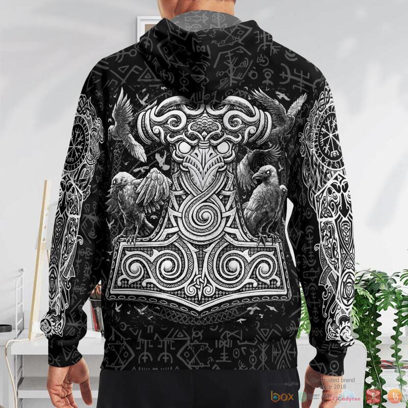 Viking Fenrir Hammer 3d shirt Hoodie 1 2 3 4 5 6 7 8 9 10