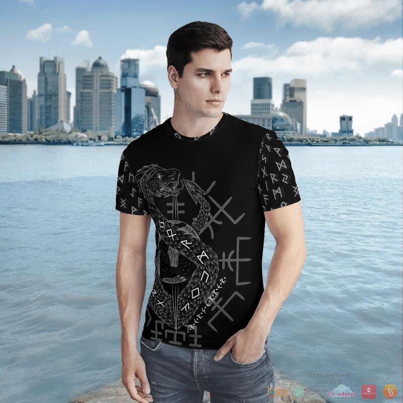 Viking JORMUNGAND Son of Loki and Angrboda 3d shirt Hoodie 1 2 3 4