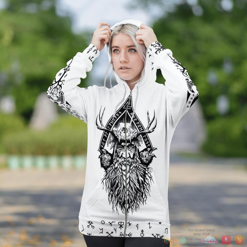 Viking Odin Raven And Yggdrasil 3d shirt Hoodie 1 2 3 4 5