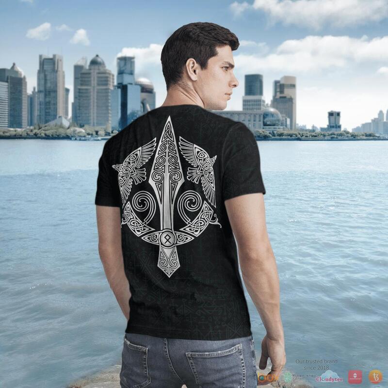 Viking Odin Raven Till Valhalla 3d shirt Hoodie 1 2 3 4 5 6