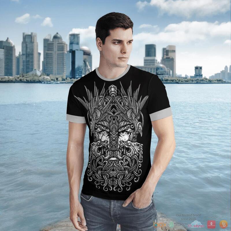 Viking Odin Raven Ulfberht Swords 3d shirt Hoodie 1 2 3 4 5
