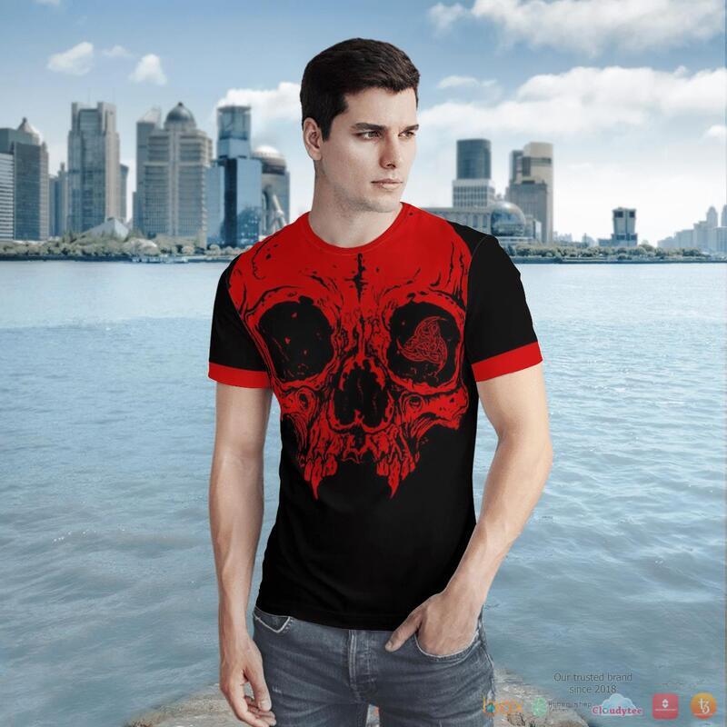 Viking Triple Horn Of Odin 3d shirt Hoodie 1 2 3 4
