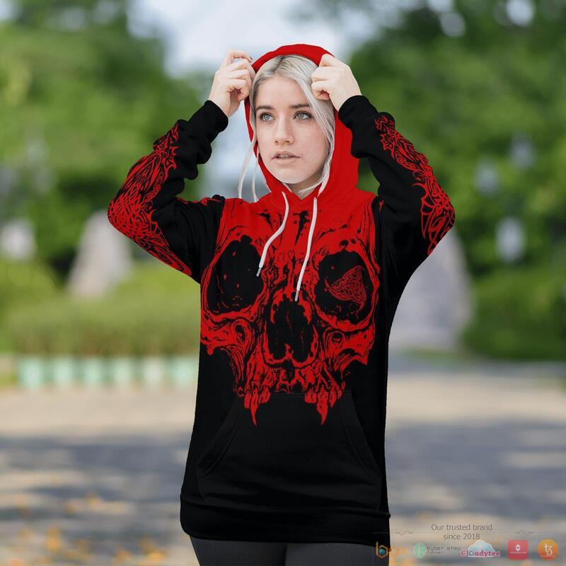 Viking Triple Horn Of Odin 3d shirt Hoodie 1 2 3 4 5