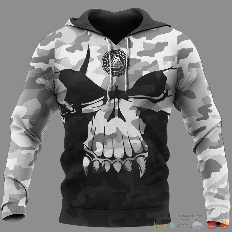 Viking Viking Camo Valknut 3d shirt Hoodie