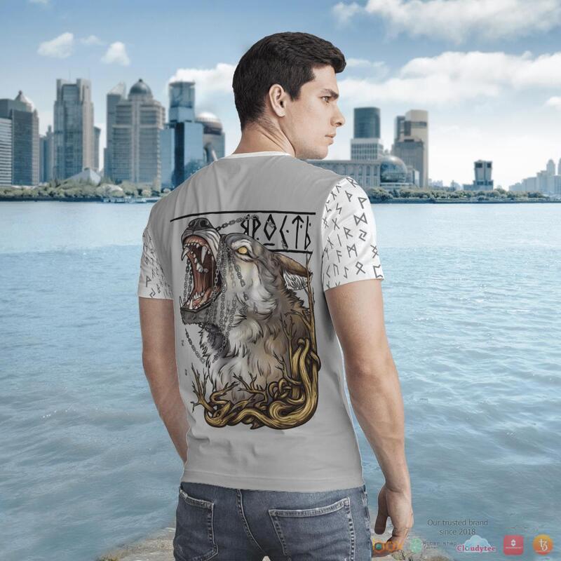 Viking Viking Fenrir Yin Yang Wolf 3d shirt Hoodie 1 2 3 4 5 6 7