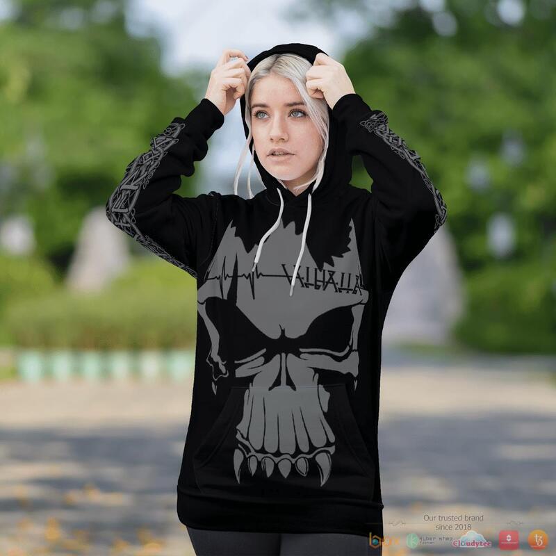 Viking Viking Valhalla Valknut 3d shirt Hoodie 1 2 3 4 5 6