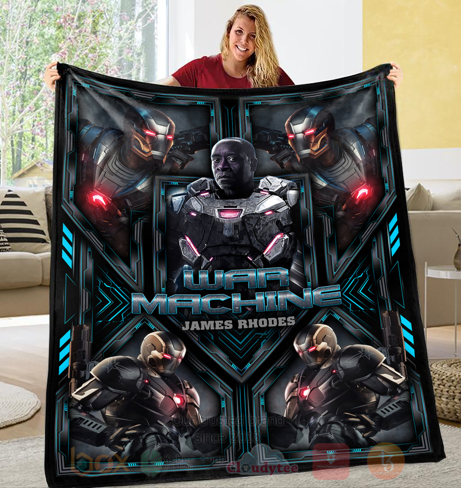 War Machine James Rhodes Blanket 1