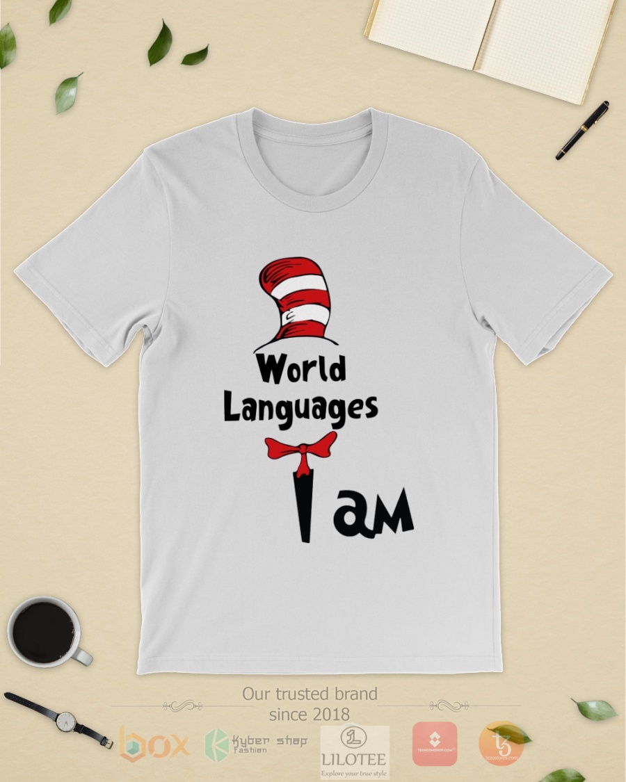 World Languages I Am Dr Seuss 3D Hoodie Shirt 1 2 3