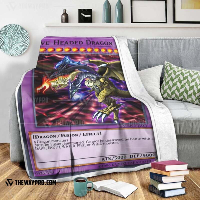 Yu Gi Oh Five Headed Dragon Blanket 1