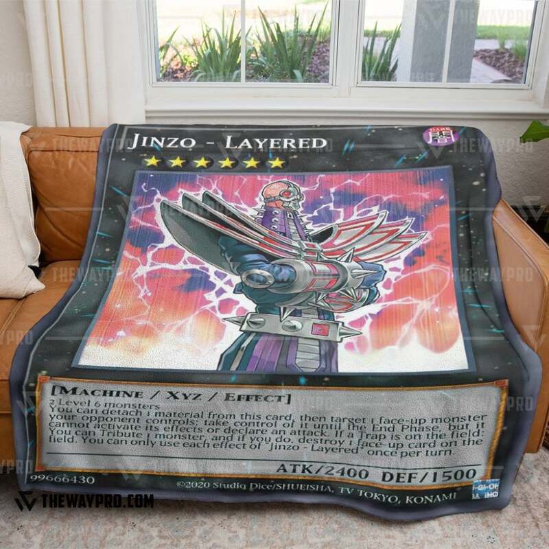 Yu Gi Oh Jinzo Layered Blanket