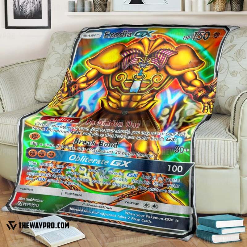 Yu Gi Oh Pokemon Exodia GX Blanket