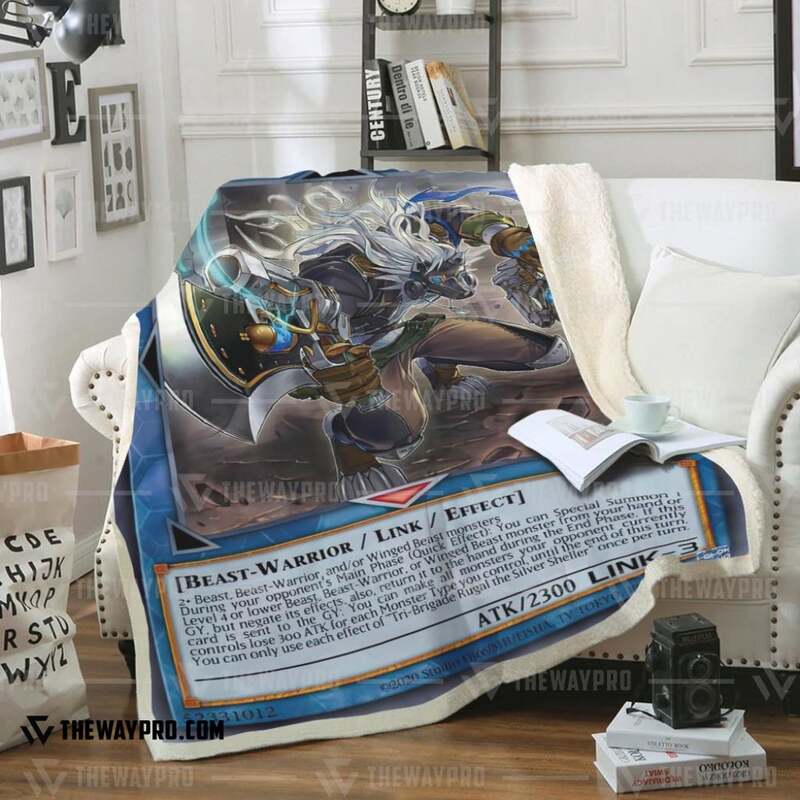 Yu Gi Oh Tri Brigade Rugal The Silver Sheller Blanket