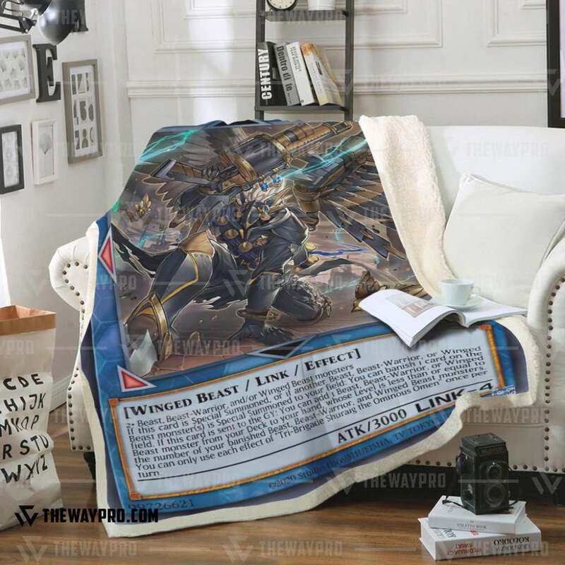 Yu Gi Oh Tri Brigade Shuraig The Ominous Omen Blanket