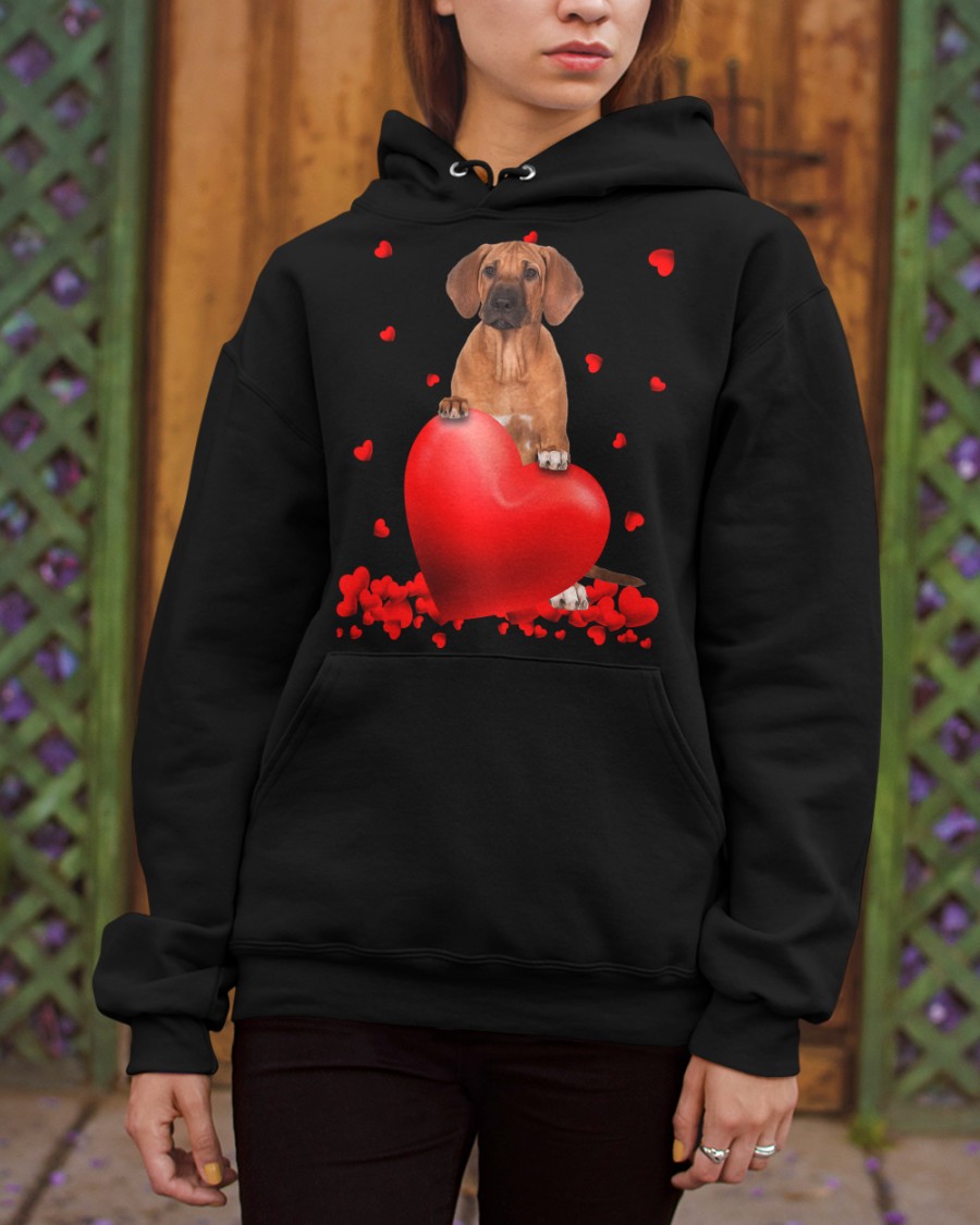 fHUXXZo7 Rhodesian Ridgeback Valentine Hearts shirt hoodie 7