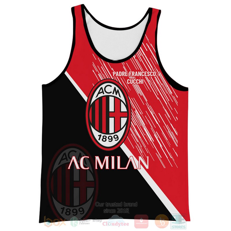 AC Milan Padre Francesco Cucchi 3D shirt hoodie 1 2 3 4 5 6 7 8 9 10