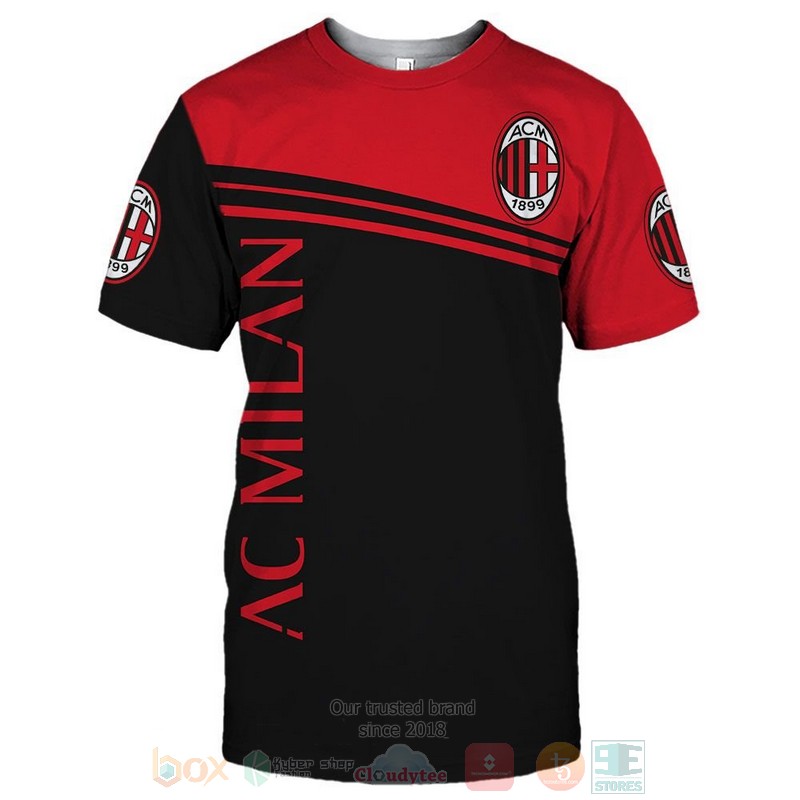 AC Milan red black 3D shirt hoodie 1 2 3 4 5 6 7 8 9 10 11 12 13 14 15 16 17 18 19 20 21 22 23 24 25 26