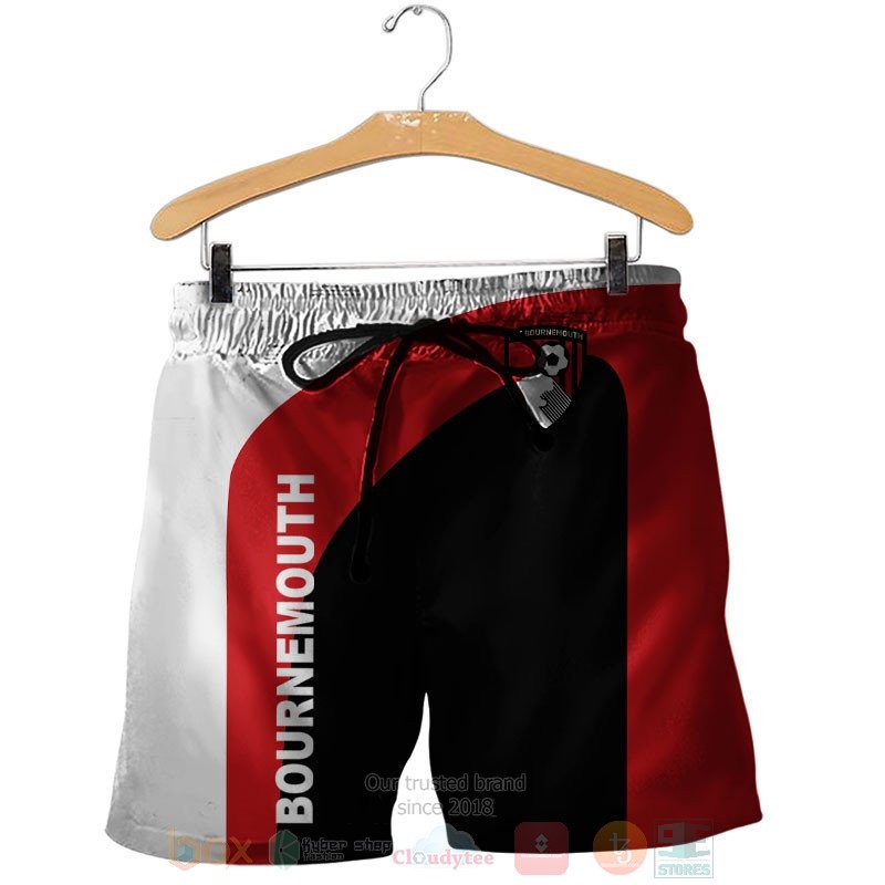 AFC Bournemouth white red black 3D shirt hoodie 1 2 3 4 5 6 7 8 9 10 11 12 13 14 15 16 17 18 19 20 21 22 23