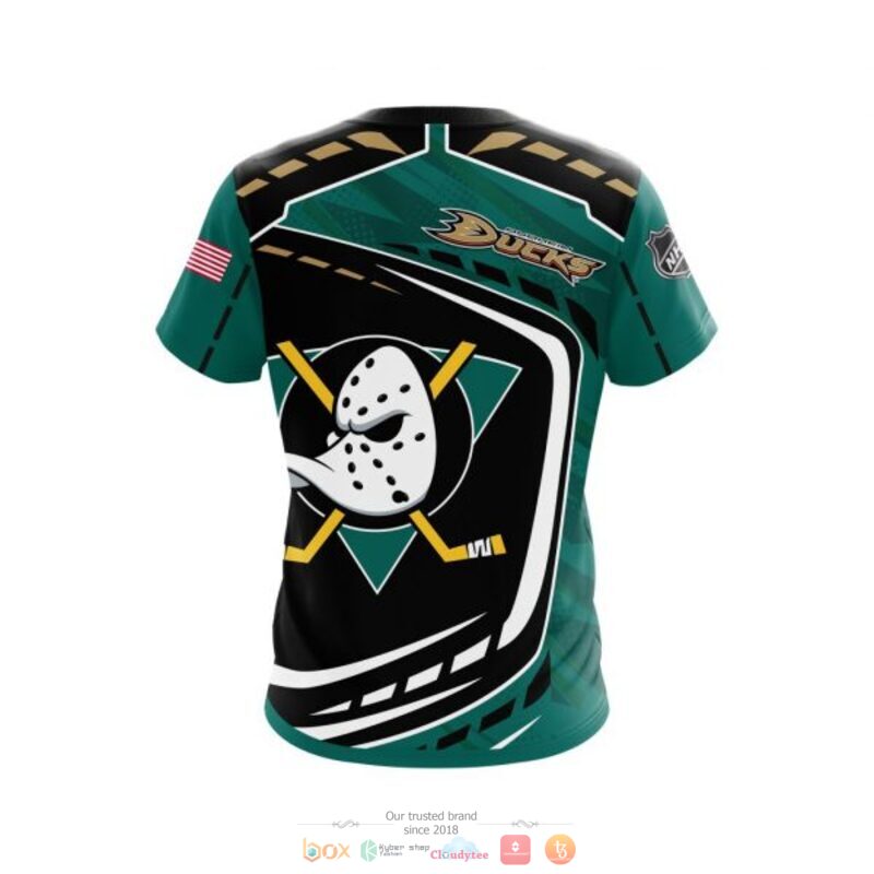 Anaheim Ducks NHL black green 3D shirt hoodie 1 2 3 4 5 6 7 8