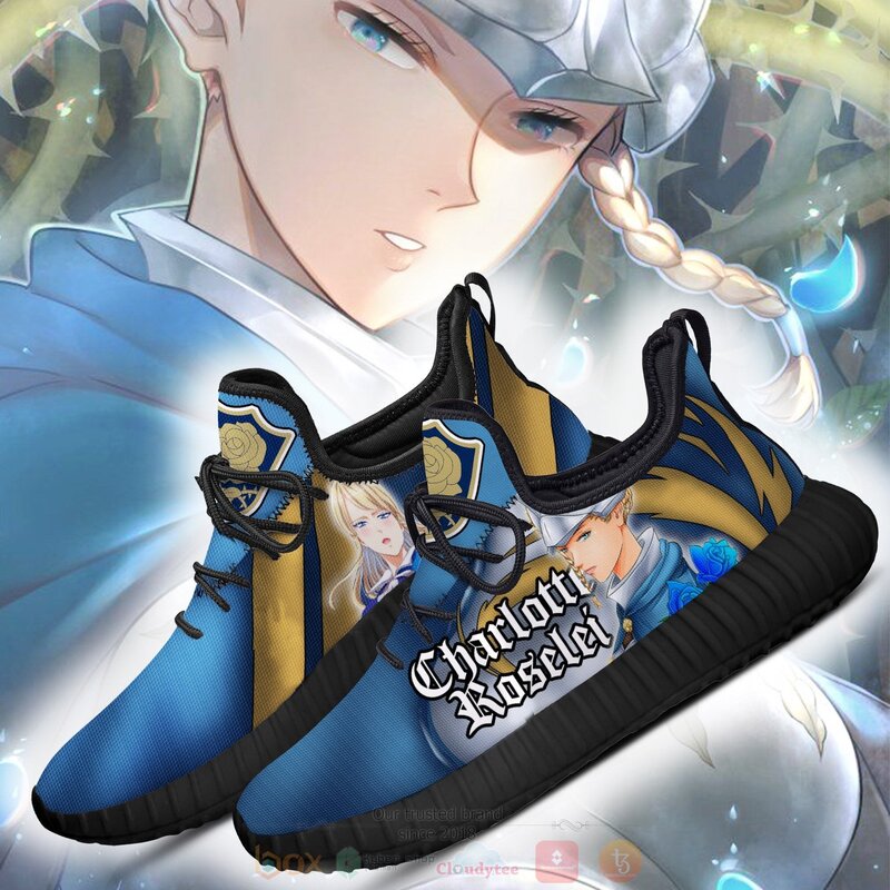 Anime Black Clover Charlotte Blue Rose Knight Reze Shoes 1