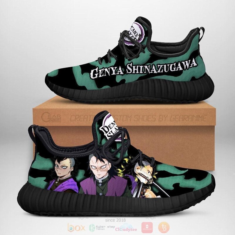 Anime Demon Slayer Genya Shinazugawa Reze Shoes