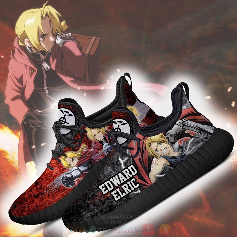 Anime Fullmetal Alchemist Edward Elric Character Reze Shoes 1