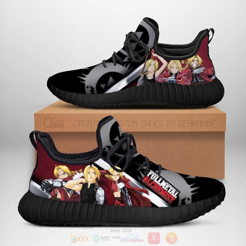 Anime Fullmetal Alchemist Elric Reze Shoes