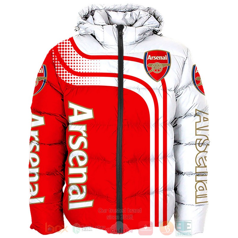 Arsenal Football Club red white 3D shirt hoodie 1 2 3 4 5 6