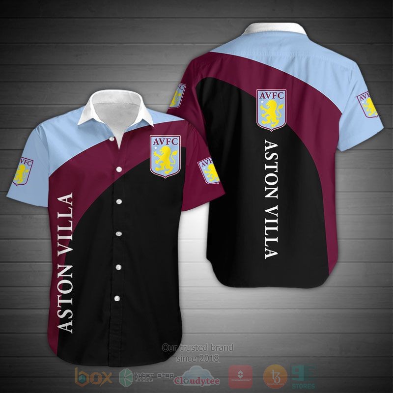 Aston Villa FC red black 3D shirt hoodie 1 2 3 4 5 6 7 8 9 10 11 12 13 14 15 16 17 18 19