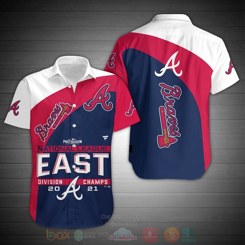 Atlanta Braves NL East Division Champions 2021 white red blue 3D shirt hoodie 1 2 3 4 5 6 7 8 9 10 11 12 13 14 15 16 17 18 19