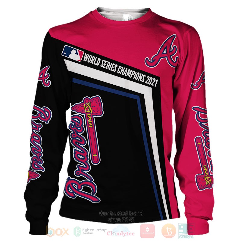 Atlanta Braves World Series Champions 2021 3D shirt hoodie 1 2 3