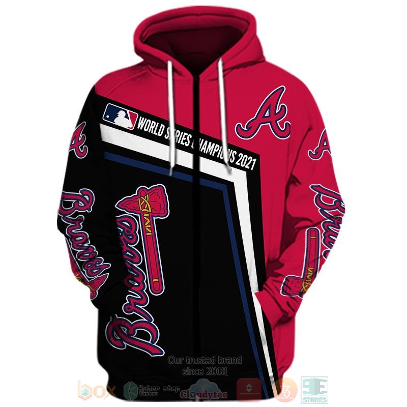 Atlanta Braves World Series Champions 2021 3D shirt hoodie 1 2 3 4 5 6 7 8 9 10 11 12 13 14