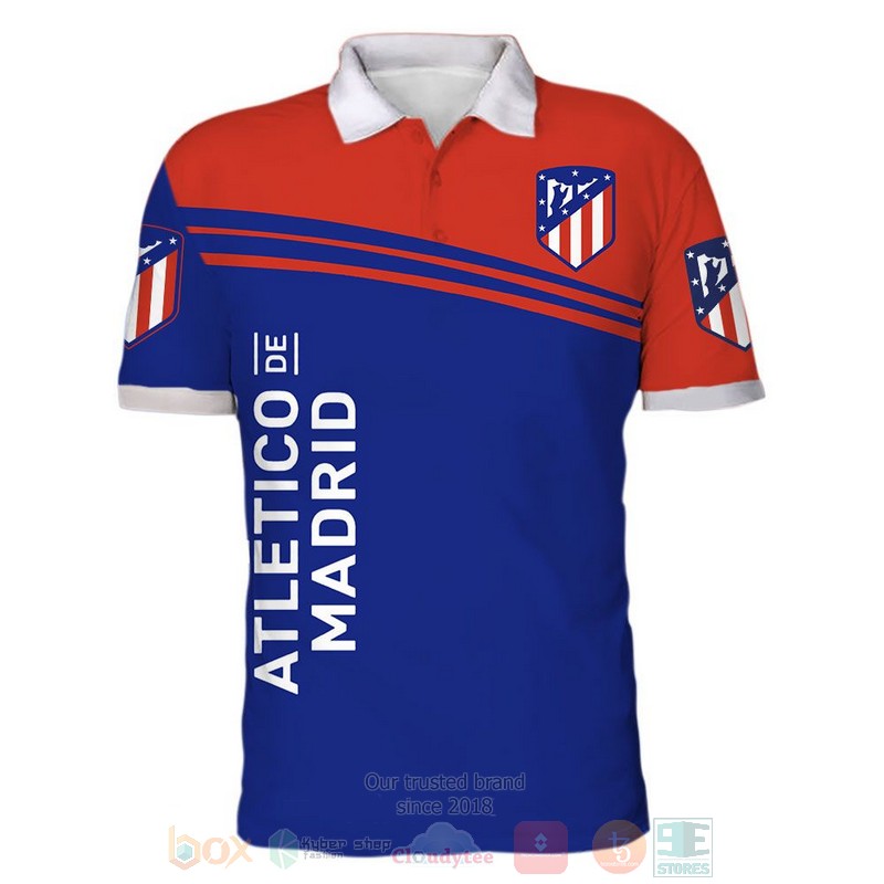 Atletico de Madrid blue red 3D shirt hoodie 1 2 3 4 5 6 7 8 9 10 11 12 13 14 15 16 17 18 19 20 21 22 23 24