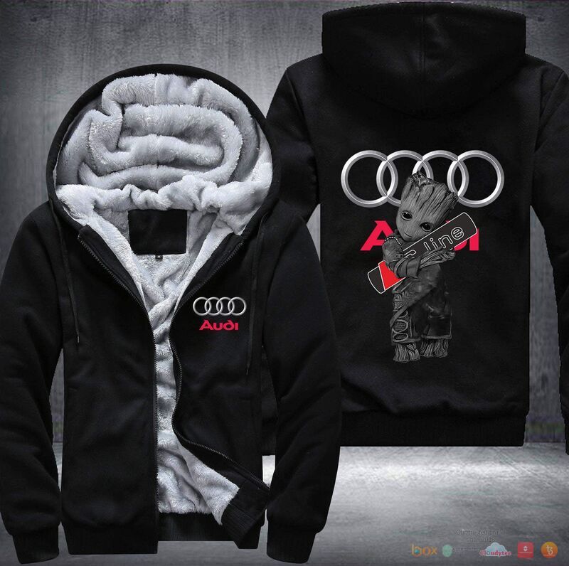 Audi S line Groot Fleece Hoodie Jacket 1