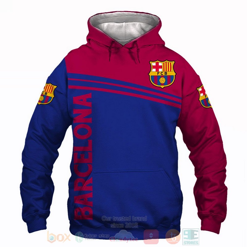 Barcelona FC 3D shirt hoodie 1 2 3 4 5 6 7 8 9 10 11 12 13 14 15 16