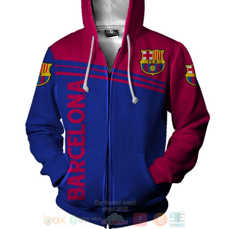 Barcelona FC 3D shirt hoodie 1 2 3 4 5 6 7 8 9 10 11 12 13 14 15 16 17 18