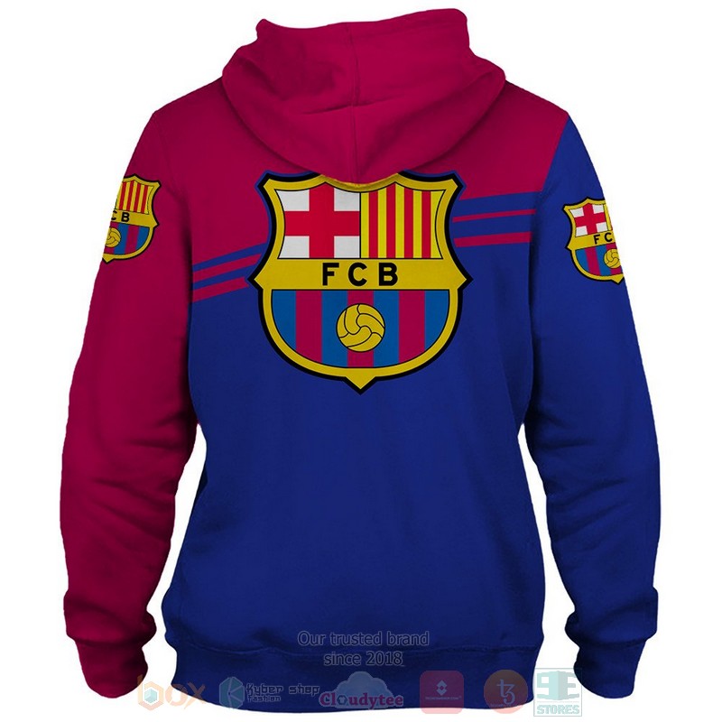 Barcelona Football Club blue red 3D shirt hoodie 1 2 3 4 5 6 7 8 9 10 11 12 13
