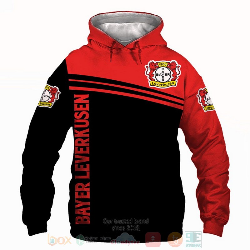 Bayer Leverkusen 3D shirt hoodie 1 2 3 4 5 6 7 8 9 10 11 12 13 14 15 16