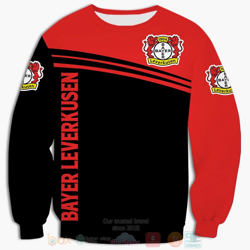 Bayer Leverkusen 3D shirt hoodie 1 2 3 4 5 6 7 8 9 10 11 12 13 14 15 16 17 18 19