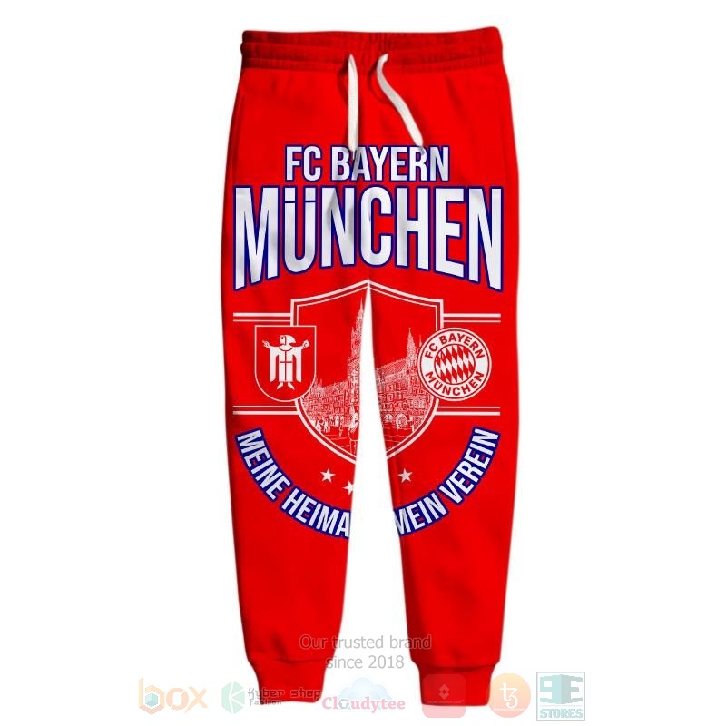 Bayern Munchen FC red 3D shirt hoodie 1 2 3 4 5 6 7 8 9 10 11 12 13 14 15 16