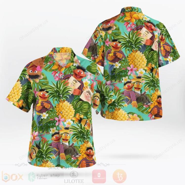 Bert And Ernie The Muppet Hawaiian Shirt