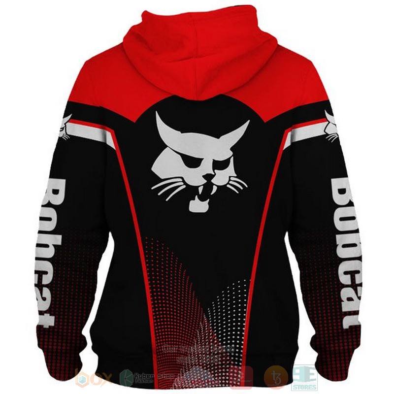 Bobcat red black 3D shirt hoodie 1 2 3 4 5 6 7 8 9 10 11 12 13