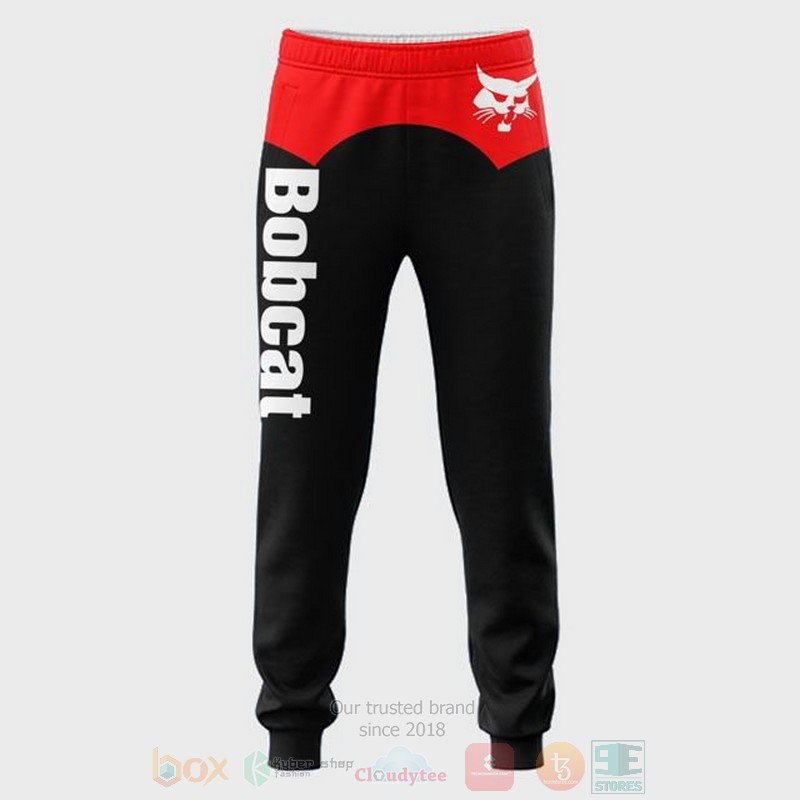 Bobcat red black 3D shirt hoodie 1 2 3 4 5 6 7 8 9 10 11 12 13 14 15 16