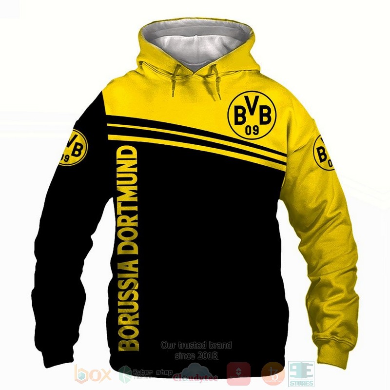 Borussia Dortmund yellow black 3D shirt hoodie 1 2 3 4 5 6 7 8 9 10 11 12 13 14 15 16