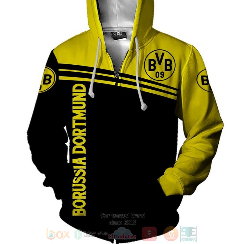 Borussia Dortmund yellow black 3D shirt hoodie 1 2 3 4 5 6 7 8 9 10 11 12 13 14 15 16 17 18