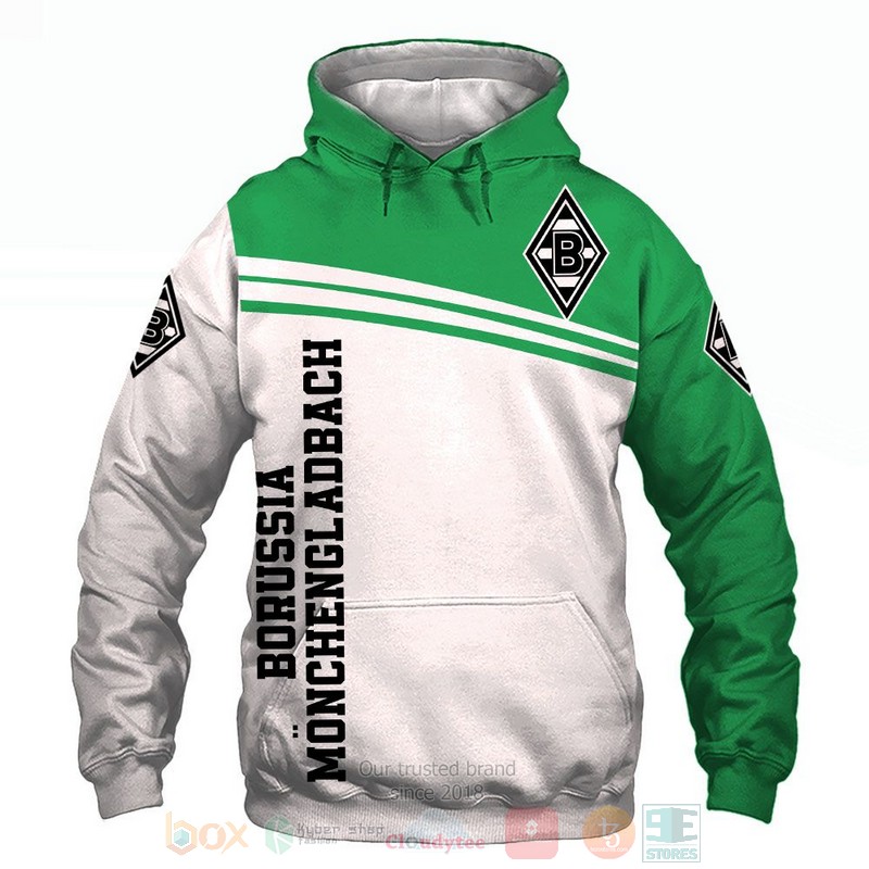 Borussia Monchengladbach 3D shirt hoodie 1 2 3 4 5 6 7 8 9 10 11 12 13 14 15 16