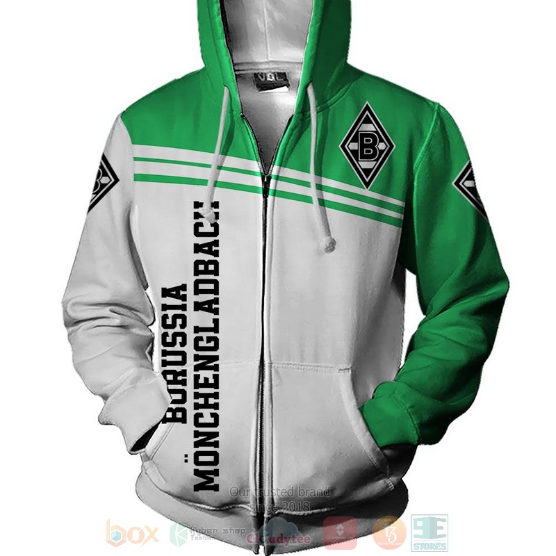 Borussia Monchengladbach 3D shirt hoodie 1 2 3 4 5 6 7 8 9 10 11 12 13 14 15 16 17 18