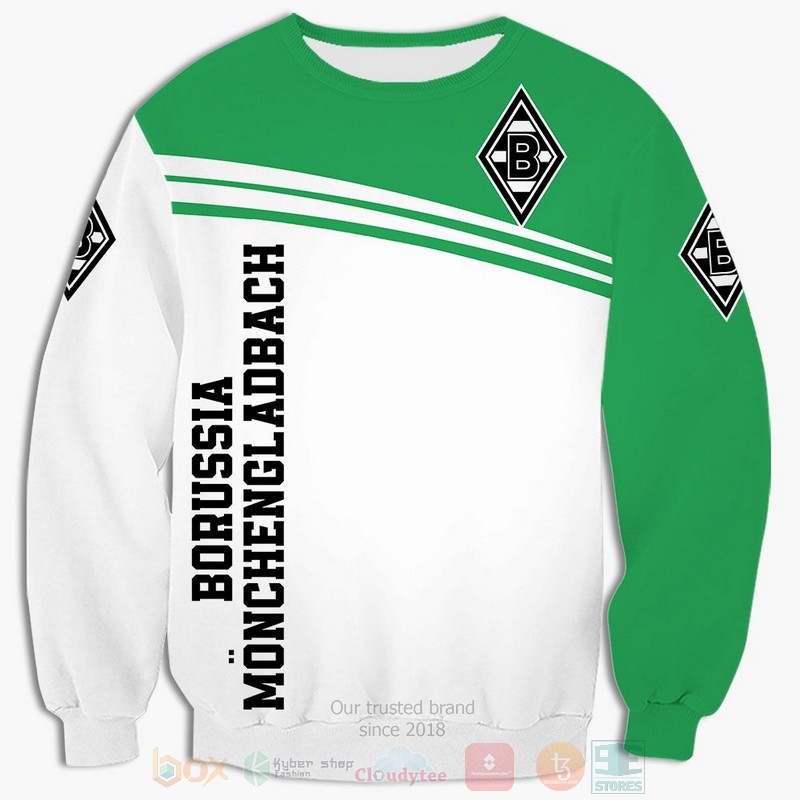 Borussia Monchengladbach 3D shirt hoodie 1 2 3 4 5 6 7 8 9 10 11 12 13 14 15 16 17 18 19