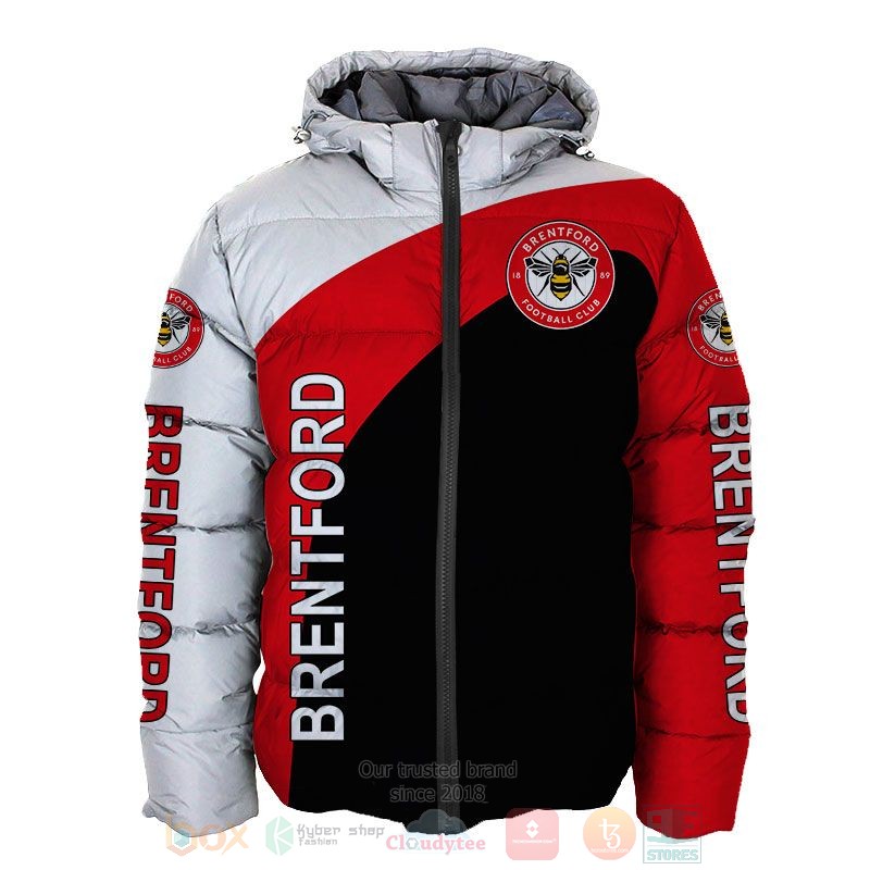 Brentford FC white red black 3D shirt hoodie 1 2 3 4 5 6