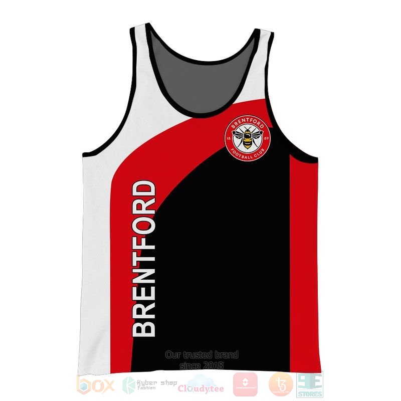 Brentford FC white red black 3D shirt hoodie 1 2 3 4 5 6 7 8 9 10 11 12 13 14 15 16 17 18 19 20 21 22