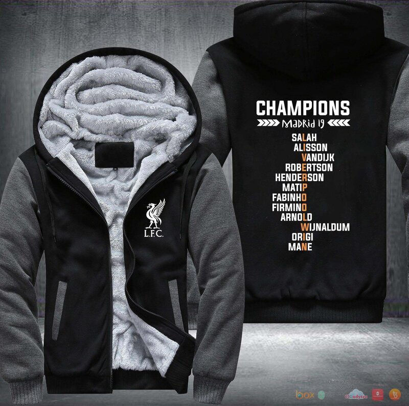 Champions Madrid 19 LFC Fleece Hoodie Jacket